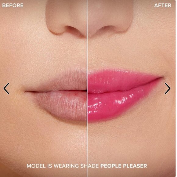 Too Faced  Lip Injection Power Plumping Hydrating Lip Gloss People Pleaser NIB - Picture 4 of 7